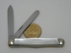 A.F. Bannister & Co Newark NJ Hand Forged Pearl Doctor's Knife 1844-1915