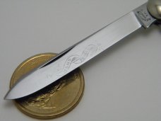 A.F. Bannister & Co Newark NJ Hand Forged Pearl Doctor's Knife 1844-1915
