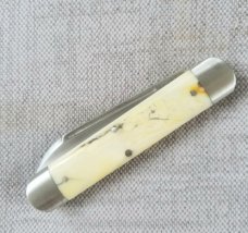 K'roo Custom Warthog Tusk Indian  River Jack .3 5/8". IVORY scales...N690..brut de force long pull 