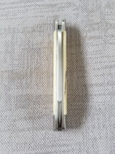 K'roo Custom Warthog Tusk Indian  River Jack .3 5/8". IVORY scales...N690..brut de force long pull 