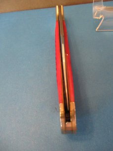 Case Collectors Club 1991 Red Bone Large Copperhead Pattern # DR 61066 SS