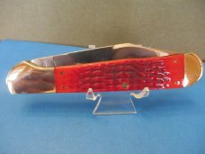 Case Collectors Club 1991 Red Bone Large Copperhead Pattern # DR 61066 SS