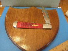 Case Collectors Club 1991 Red Bone Large Copperhead Pattern # DR 61066 SS
