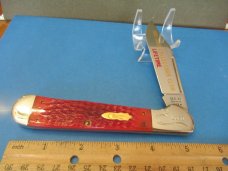 Case Collectors Club 1991 Red Bone Large Copperhead Pattern # DR 61066 SS