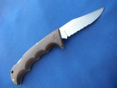Cudeman Fury 19018 440 Stainless Steel Folding LOCKBACK POCKET KNIFE WOOD HANDLES Made in Spain