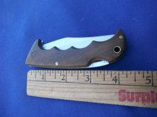 Cudeman Fury 19018 440 Stainless Steel Folding LOCKBACK POCKET KNIFE WOOD HANDLES Made in Spain