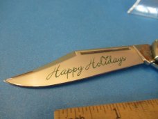 Case XX 2003 Happy Holidays Copperlock Pattern # 61549L