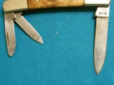 BONE HANDLE AMERICAN BLADE AB-20 JAPAN CAMPING SURVIVAL FOLDING PEN POCKET KNIFE KNIVES