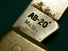 BONE HANDLE AMERICAN BLADE AB-20 JAPAN CAMPING SURVIVAL FOLDING PEN POCKET KNIFE KNIVES
