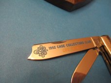 Case 1992 Collectors Club One Arm Razor Knife Pattern # GY62005RAZ SS