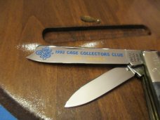 Case 1992 Collectors Club One Arm Razor Knife Pattern # GY62005RAZ SS