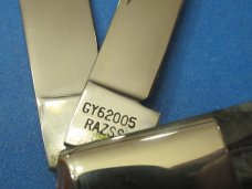 Case 1992 Collectors Club One Arm Razor Knife Pattern # GY62005RAZ SS