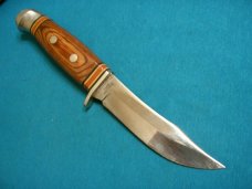 FROST CUTLERY STAINLESS JAPAN FIXED BLADE HUNTING SKINNING BOWIE KNIVES SHEATH