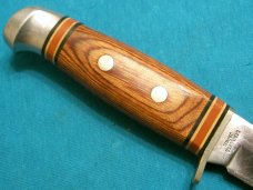 FROST CUTLERY STAINLESS JAPAN FIXED BLADE HUNTING SKINNING BOWIE KNIVES SHEATH