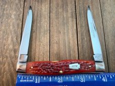 Schatt and Morgan Yankee Muskrat 14th Anniversary Series Red Jigged Bone