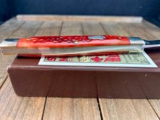 Schatt and Morgan Yankee Muskrat 14th Anniversary Series Red Jigged Bone
