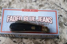 Rough Ryder Faded Blue Jeans Micarta Half Hawk