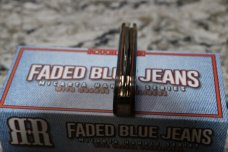 Rough Ryder Faded Blue Jeans Micarta Half Hawk