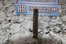 Rough Ryder Faded Blue Jeans Micarta Half Hawk