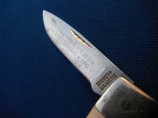 Schrade + USA Vintage SC513 Eagle/Deer/Fish  Scrimshaw  Lockback Pocket Knife - Great EDC!!!