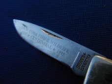 Schrade + USA Vintage SC513 Eagle/Deer/Fish  Scrimshaw  Lockback Pocket Knife - Great EDC!!!