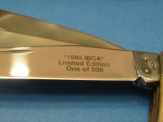 Case XX Honey Bone 3 Blade Trapper Pattern # 6354 Made for IBCA 