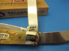 Case XX Honey Bone 3 Blade Trapper Pattern # 6354 Made for IBCA 