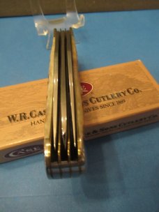 Case XX Honey Bone 3 Blade Trapper Pattern # 6354 Made for IBCA 