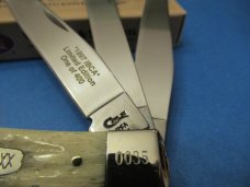 Case XX 1997 Natural Bone 3 Blade Trapper Pattern # 6354 Made for IBCA 