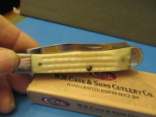Case XX 1997 Natural Bone 3 Blade Trapper Pattern # 6354 Made for IBCA 