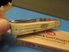 Case XX 1997 Natural Bone 3 Blade Trapper Pattern # 6354 Made for IBCA 