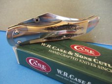 Case XX 2004 Bone Stag Mid Folding Hunter Pattern # 6.51265LC SS Made For CCC