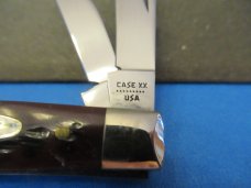 Case XX 1981 Brown Delrin Discontinued Stockman Pattern # 6344 HE