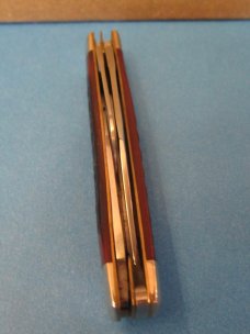 Case XX 1981 Brown Delrin Discontinued Stockman Pattern # 6344 HE