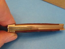 Case XX 1981 Brown Delrin Discontinued Stockman Pattern # 6344 HE