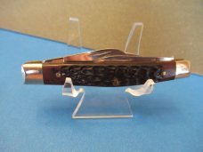 Case XX 1981 Brown Delrin Discontinued Stockman Pattern # 6344 HE