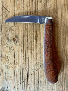 A Wright & Son "Ettrick" Carving knife Rosewood Scales and Curved Wharncliffe Blade