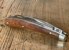 A Wright & Son "Ettrick" Carving knife Rosewood Scales and Curved Wharncliffe Blade