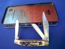 NOS/NIB Schrade Uncle Henry Boy Scouts of America 100th Anniversary Knife and Tin Set