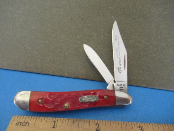 Case XX 1889 to 1989 Tested Centennial Red Bone Peanut Pattern # R6220 SS Case XX 1889 to 1989 Tested Centennial Red Bone Peanut Pattern # R6220 SS