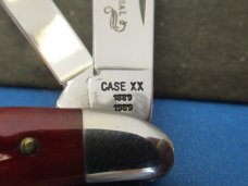 Case XX 1889 to 1989 Tested Centennial Red Bone Peanut Pattern # R6220 SS