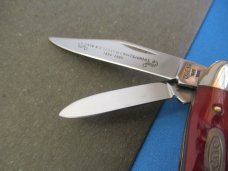 Case XX 1889 to 1989 Tested Centennial Red Bone Peanut Pattern # R6220 SS