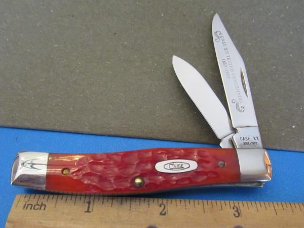 Case XX Tested Centennial 1889 to 1989 Red Bone Jack Pattern # R62032 Case XX Tested Centennial 1889 to 1989 Red Bone Jack Pattern # R62032