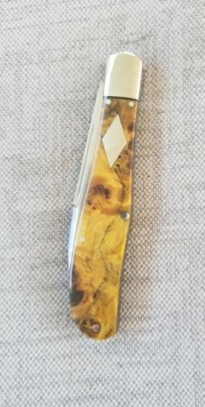 K'roo Custom Japanese Maple Burl Eureka Spear Jack.. slip..coa...rwl34...filework..liners..spacers.
