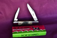 this is a nice 4-inch 2 blade genuine stag horn handle 79-83 