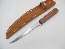 Queen Cutlery #FL6 Filet Knife: 11” overall with a 6” blade, 1979,