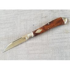 K'roo Custom Desert ironwood Wharnie Slimline,red liners and spacers,, 4", rwl34 ..filework..coa&sl