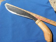 Hand forged Bolo knife /sword from the Philippines.  The blade is SHARP!