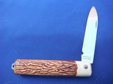 Large Slip Joint Folding Pocket Knife, Made in Brazil.