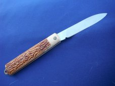 Large Slip Joint Folding Pocket Knife, Made in Brazil.